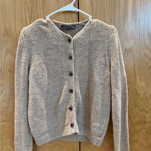 Zara Light Brown Knit Cardigan